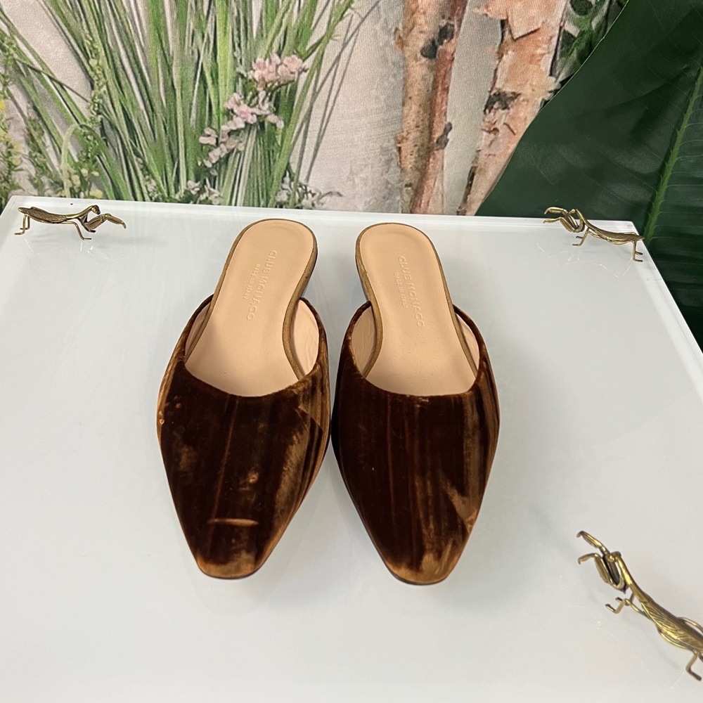Club Monaco Marigold /Orange Sanguine Zaydie Mule